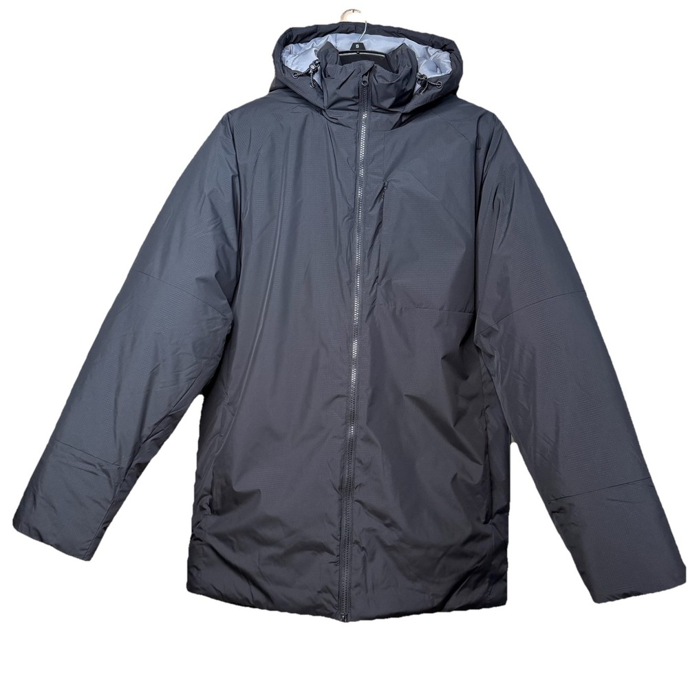 Falls Creek DOWN JACKET Insulated hooded puffer SZ- M W-RESISTANT NWT Grey Lined
